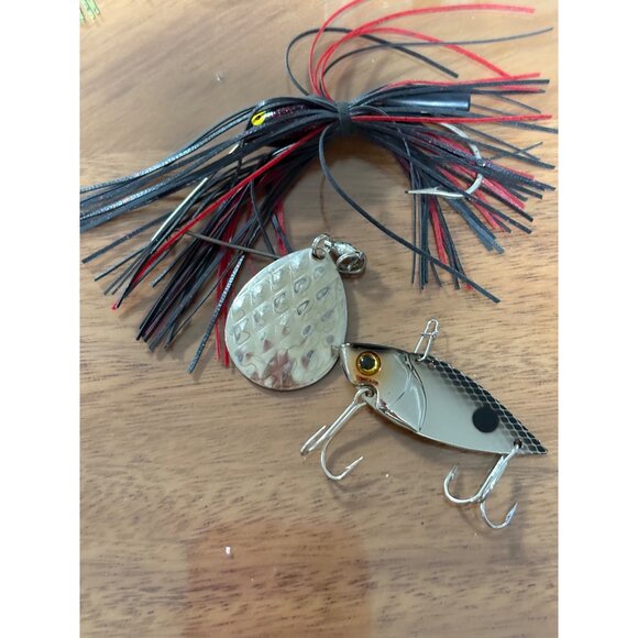 VINTAGE FISHING HOOKS LURE LOT 100PCS+? SWIVELS SPINNERS SIKERS - Picture 14 of 14